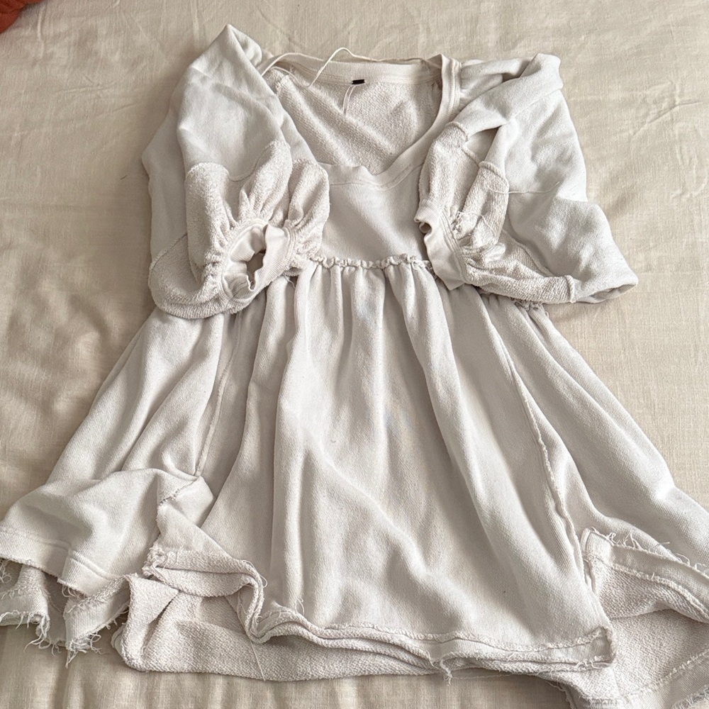 Free People Cream Dress